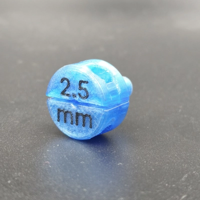 Ogranicznik na wiertło 2.5mm (do szablonów na wiertło centrujące)