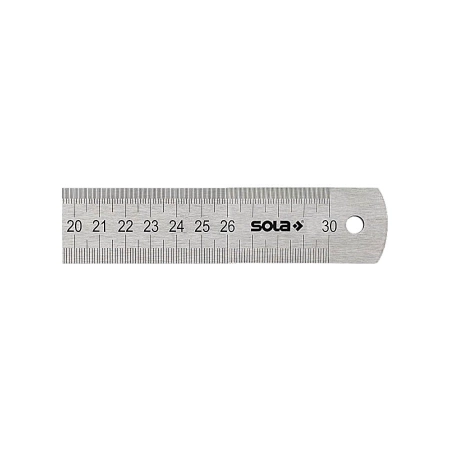 Liniał SOLA LSB 300 linijka półsztywna dwustronna 30cm
